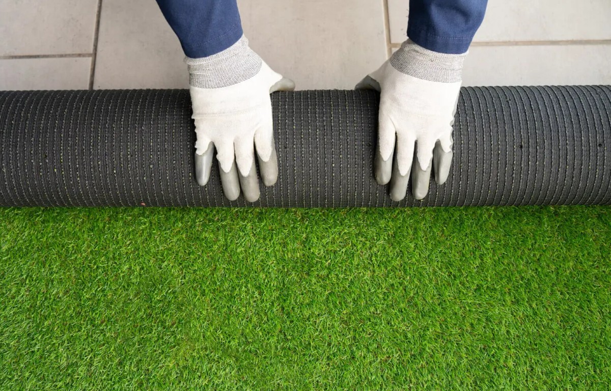 Professional sports turf installation for athletic fields